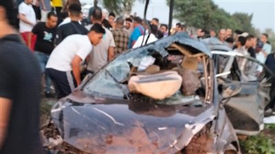 بالأسماء.. مصرع شخص وإصابة خمسة آخرين في انقلاب سيارة بالمنوفية