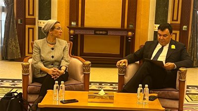 وزيرة البيئة تبحث مع نظيرها الأوزباكستاني سبل التعاون الثنائي بين البلدين 
