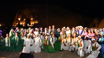  عروض متميزة فى ليلة تعامد الشمس بمعبدى أبو سمبل بأوبريت 