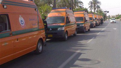 إصابة 19شخصا في حادث تصادم 3 سيارات بطريق أسيوط الصحراوي الغربي بالفيوم 