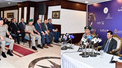 القوات المسلحة تنظم مؤتمرًا صحفيًا للإعلان عن فعاليات تنظيم بطولة مصر الدولية للفروسية 