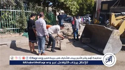 حملات مكثفة لرفع الإشغالات عن حرم الطريق العام في مركزي المنيا ومغاغة