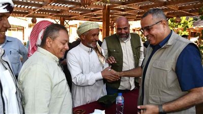 محافظ جنوب سيناء خلال زيارته لمدينة سانت كاترين: البدو شركاء اساسين في استراتيجية التنمية