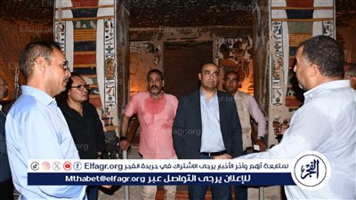  الأمين العام للمجلس الأعلى للآثار يتفقد مقبرة الملكة نفرتاري غرب الأقصر 