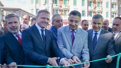 وزير التموين والتجارة الداخلية ومحافظ الإسكندرية يفتتحان مشروع سوق اليوم الواحد للمزارعين والمنتجات الغذائية