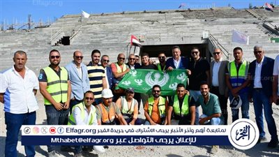 مجلس إدارة المصري البورسعيدي يقوم بجولة تفقدية لمشروع بناء ستاد النادي الجديد