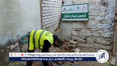 تركيب 900 وصلة مياه نقية لأهالي محافظة الفيوم 	