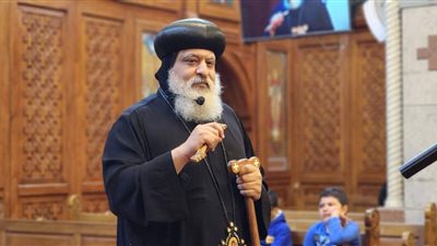 الانبا مخائيل يترأس التسبحة الشهرية بإيبارشية حلوان