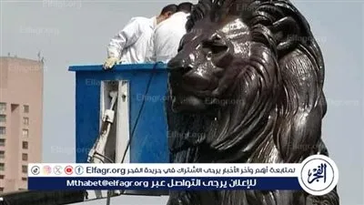 نقيب التشكيليين: ما حدث لأسود قصر النيل ليس متعمدًا 