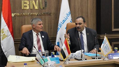 رئيس جامعة بنها الأهلية يستقبل رئيس جامعة فارنا للإدارة ببلغاريا