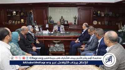 محافظ بني سويف يبحث مع 