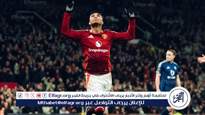 نتيجة ملخص أهداف مباراة مانشستر يونايتد ضد ليستر سيتي 