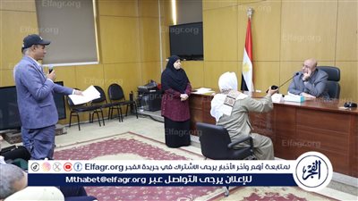 محافظ بني سويف يناقش مطالب وشكاوى المواطنين فى اللقاء المفتوح 