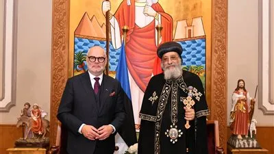 البابا تواضروس الثاني يستقبل رئيس إستونيا