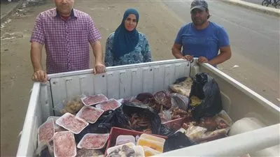 ضبط طن مصنعات لحوم ودواجن غير صالحة للاستهلاك الآدمي في الجيزة