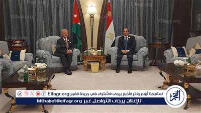 عاجل| تفاصيل لقاء السيسي والعاهل الأردني على هامس القمة العربية الإسلامية
