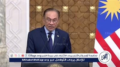 رئيس وزراء ماليزيا يُشيد بدعم مصر للفلسطينيين بغزة (فيديو)