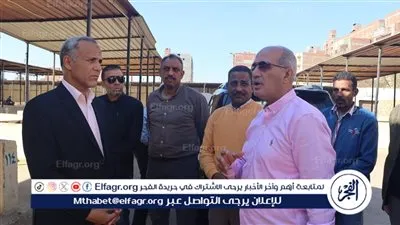 السكرتير العام يتفقد سوق ترعة البوصة لدراسة البدائل المناسبة للاستفادة منه