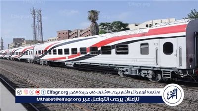 انتظام حركة القطارات عقب انفصال عربتي قطار بضائع بالمنيا