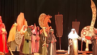 انطلاق فعاليات العرض المسرحي أبو الفوارس عنترة على مسرح قصر ثقافة أسيوط