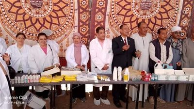 قافلة بيطرية للكشف على الحيوانات بشمال الأقصر ضد الحمي القلاعية والوادى المتصدع