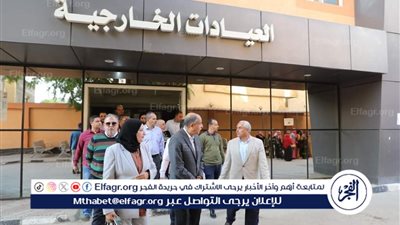 محافظ المنيا في زيارة مفاجئة لتفقد مستشفى ديرمواس المركزي