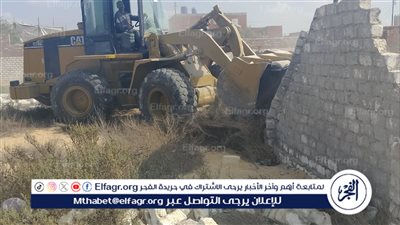 إزالة 31 حالة تعدٍّ على الأراضي الزراعية بمركز ومدينة الإسماعيلية 