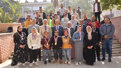 مركز رعاية الطلاب ذوي الإعاقة بجامعة أسيوط يحقق أعلى أداء في الأنشطة الطلابية 