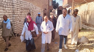 محافظ أسيوط يتابع سير العمل بالحملة القومية الثالثة لتحصين 158 ألف رأس ماشية بالمحافظة ضد مرض الحمى القلاعية 