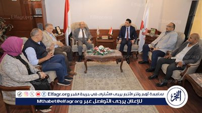 نائب المحافظ يستقبل النقيب العام للمهندسين لافتتاح نادي المهندسين بمدينة سوهاج الجديدة