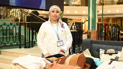 التضامن الاجتماعي تشارك بمنتجات يدوية وتراثية في معرض 