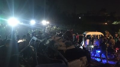 9 مصابين إثر انقلاب ميكروباص في ترعة بطوخ