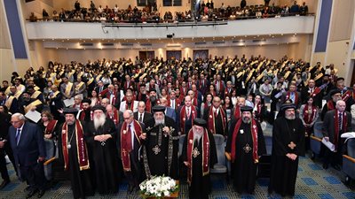 البابا تواضروس يشهد احتفال معهد الداسات القبطية لمرور سبعين سنة على تأسيسه