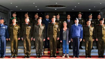 الكلية العسكرية التكنولوجية تستقبل وفدًا من الأكاديمية العسكرية الفرنسية سان سير كويتجدان 