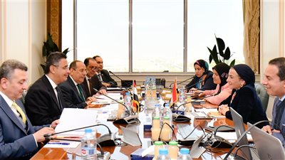 وزيرا البيئة والتموين والتجارة الداخلية يبحثان الموقف التنفيذى لخطط الإصحاح البيئى لمصانع السكر 