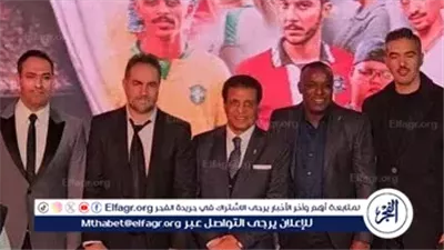 أبرزهم أمير عبد الحميد ..نجوم كرة القدم من السجادة الحمراء لـ فيلم الحريفة 2