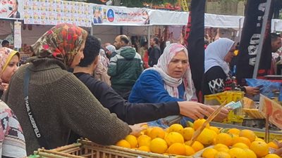 إقامة سوق اليوم الواحد بميدان المندرة بالإسكندرية 