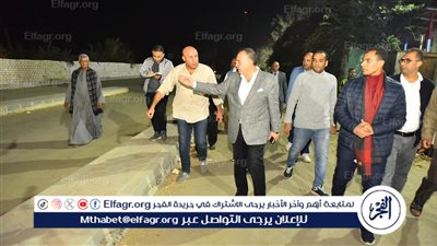 محافظ أسيوط يتفقد موقف سيارات الأجرة بمركز صدفا