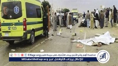 إصابة 7 عمال في حادث انقلاب سيارة نقل علي بمحور 30 يونيو بالإسماعيلية 