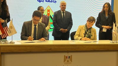 تعاون بين جامعة بنها وهيئة أمديست لدعم الطلاب ذوي الهمم