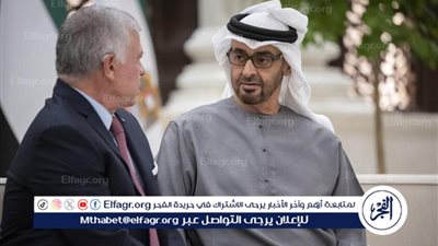 بن زايد يبحث مع ملك الأردن الوضع في سوريا والتطورات في المنطقة