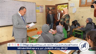 محافظ أسيوط يتفقد مدرسة الوليدية الإعدادية الثانوية بنات بحى شرق 