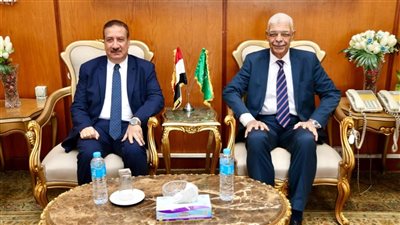 محافظ المنوفية يلتقي رئيس الجامعة لبحث تعظيم أوجه التعاون المشترك فى القطاعات الخدمية والتنموية