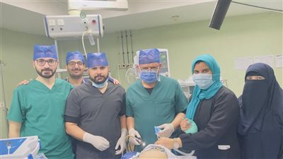 فريق طبي بأطفال بنها التخصصي ينقذ حياة طفلة ابتلعت دبوس