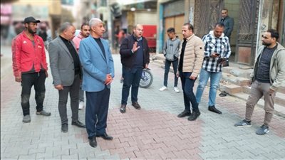 نائب محافظ الجيزة يتفقد خطة التطوير والرصف بشوارع مدينة الصف