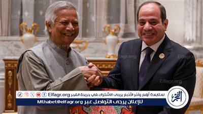 عاجل - تفاصيل لقاء الرئيس السيسي ورئيس حكومة بنجلاديش على هامش قمة الدول الثماني النامية للتعاون الاقتصادي