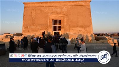  الفيوم تحتفل بظاهرة تعامد الشمس على قدس أقداس معبد قصر قارون 