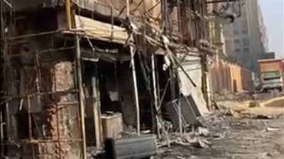  شاهد عيان على حريق مطعم شهير بفيصل: ماس باللافته وخسائر بالملايين