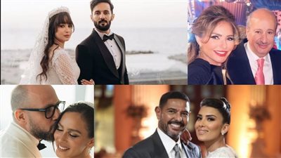 حصاد السنة.. زيجات الوسط الفني في عام 2024 