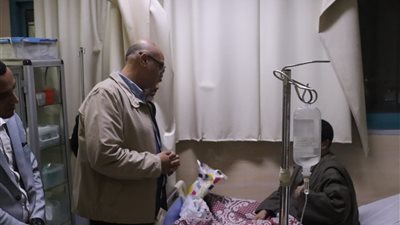 محافظ القليوبية يوجه بتوفير أماكن مبيت لائقة للأطباء والتمريض بمستشفى ناصر